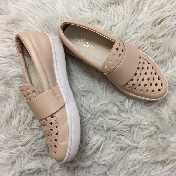 Loeffler Randall Shoes - Loeffler Randall Nude Perforated Slides Shoes